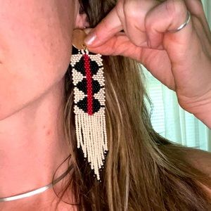 INK+ALLOY seed Bead earrings FREE SHIPPING